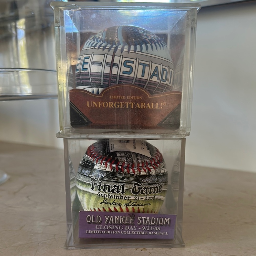 Limited Edition Yankee Collectible Unforgettaball Old Yankee Stadium, Final Game